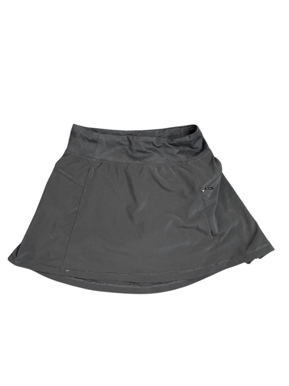 All In Motion | Sporty Skort with Back Pleat Detail Black, Girls Size Medium (8) - Picture 2 of 4
